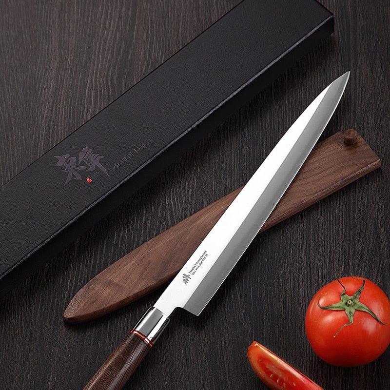 Shop 0 Japanese  sashimi knife Yanagiba Filleting Knives Sushi Germany imports 70Cr15MoV steel Cleaver Salmon Petty Slicing Peeling Mademoiselle Home Decor