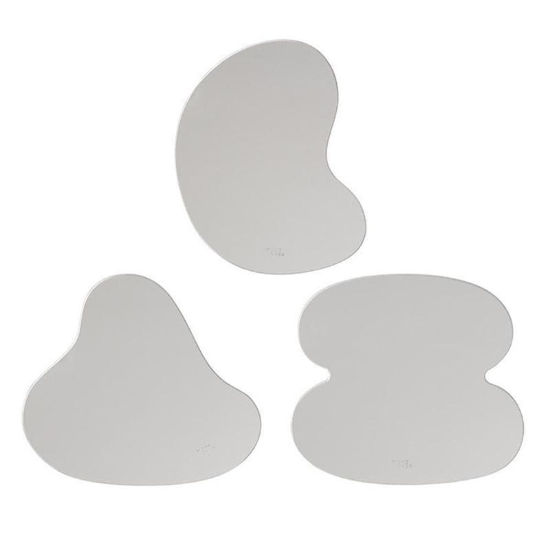 Shop 0 Nordic Acrylic Irregular Mirror Coasters Set Insulation Coffee Pad Mat Table Decor Drying Placemats Coffee Dish Cup Decor S T3S0 Mademoiselle Home Decor