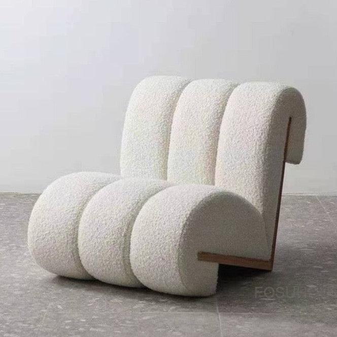 Shop 0 Nordic Designer New Living Room Chairs Modern Home Furniture Cashmere Solid Wood Living Room Balcony Sofa Leisure Sofa Chair Mademoiselle Home Decor