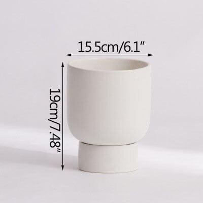 Shop 0 8 Nordic Ins  Modern Ceramic Flower Pots Simple Flower Arrangement Office Desktop Display Succulent Planter Crafts Home Decoration Mademoiselle Home Decor