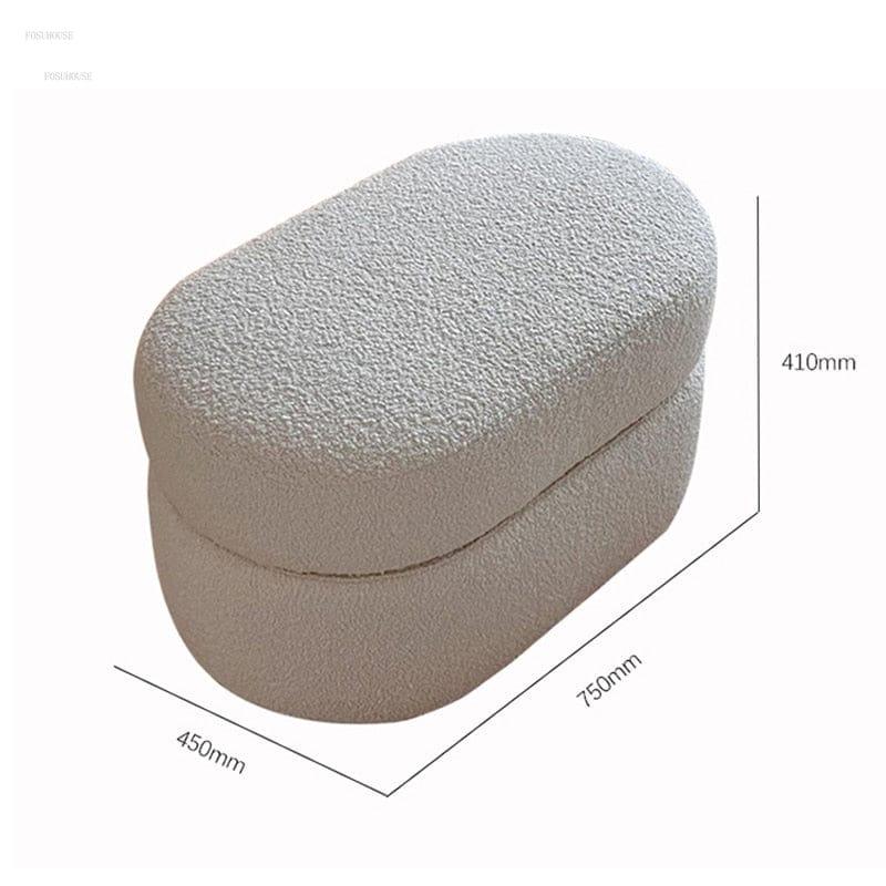 Shop 0 Modern Lamb Velvet Sofa Stools Living Room Shoe Changing Stool Home Furniture Nordic Bedroom Bed End Ottomans Storage Cabinet Mademoiselle Home Decor