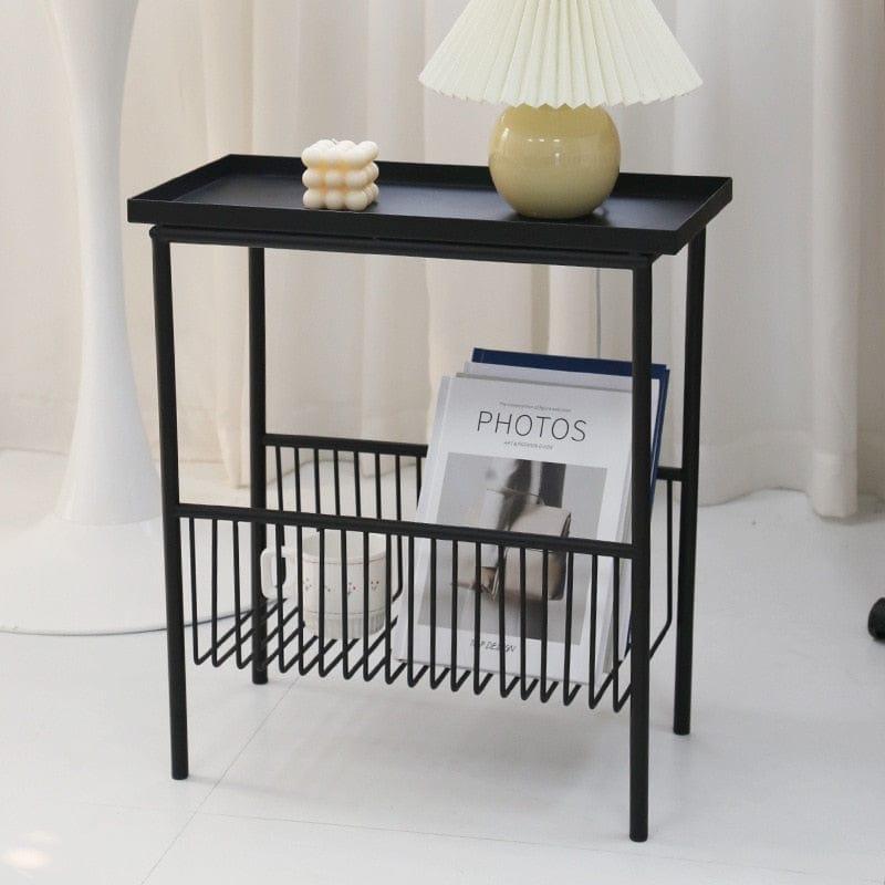 Shop 0 Wuli Danish Design/ins Style Sofa Side Table Wrought Iron Corner Table Nordic Bedside Storage Small Table Coffee Table Rack Mademoiselle Home Decor