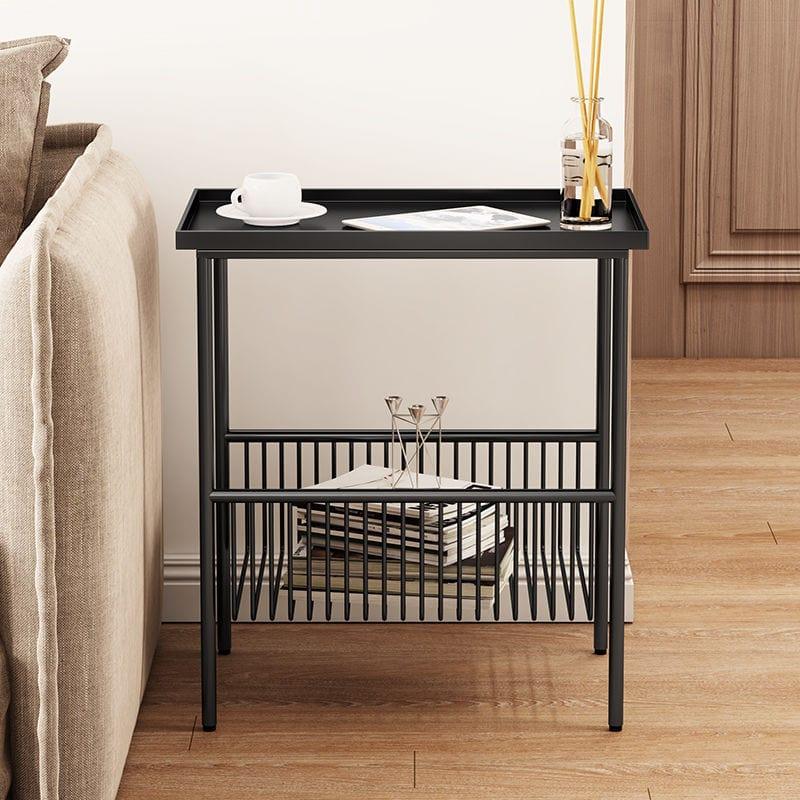 Shop 0 Wuli Danish Design/ins Style Sofa Side Table Wrought Iron Corner Table Nordic Bedside Storage Small Table Coffee Table Rack Mademoiselle Home Decor