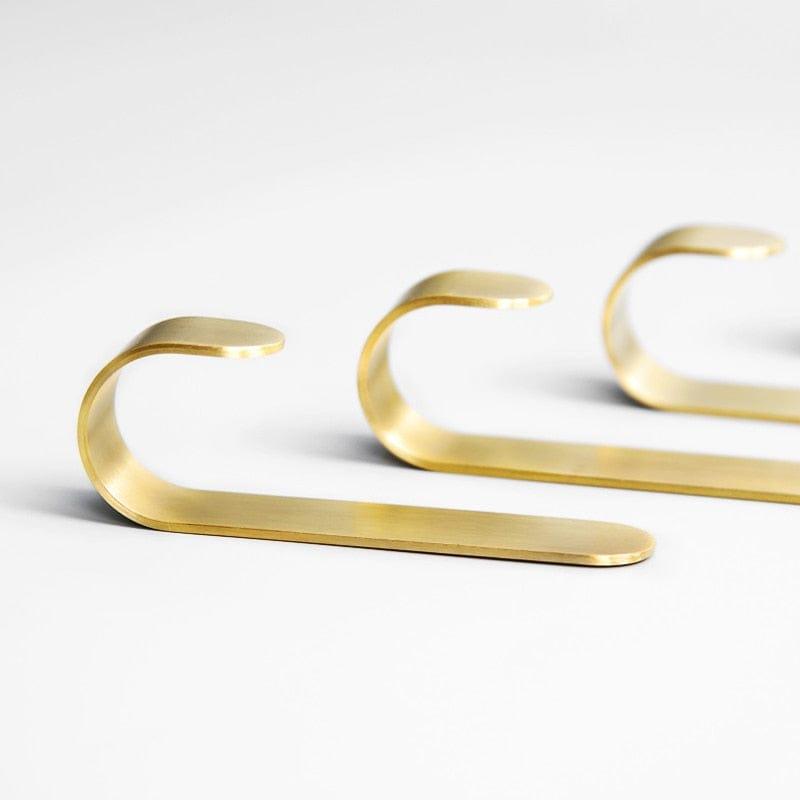 Shop 0 Bathroom Brass Wall Hook,Punch-free Sticky Hook for Kitchen Robe Towel Hook Wall Door Clothes Hook Furniture Harware Mademoiselle Home Decor