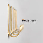 Shop 0 Bathroom Brass Wall Hook,Punch-free Sticky Hook for Kitchen Robe Towel Hook Wall Door Clothes Hook Furniture Harware Mademoiselle Home Decor