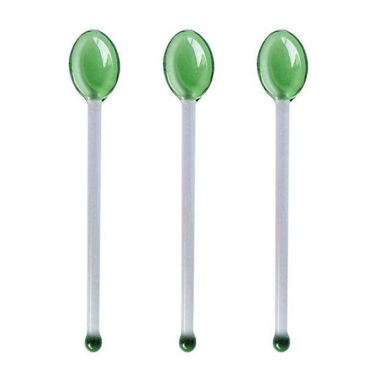 Shop 0 3PC Green Pampelonne Spoons Mademoiselle Home Decor