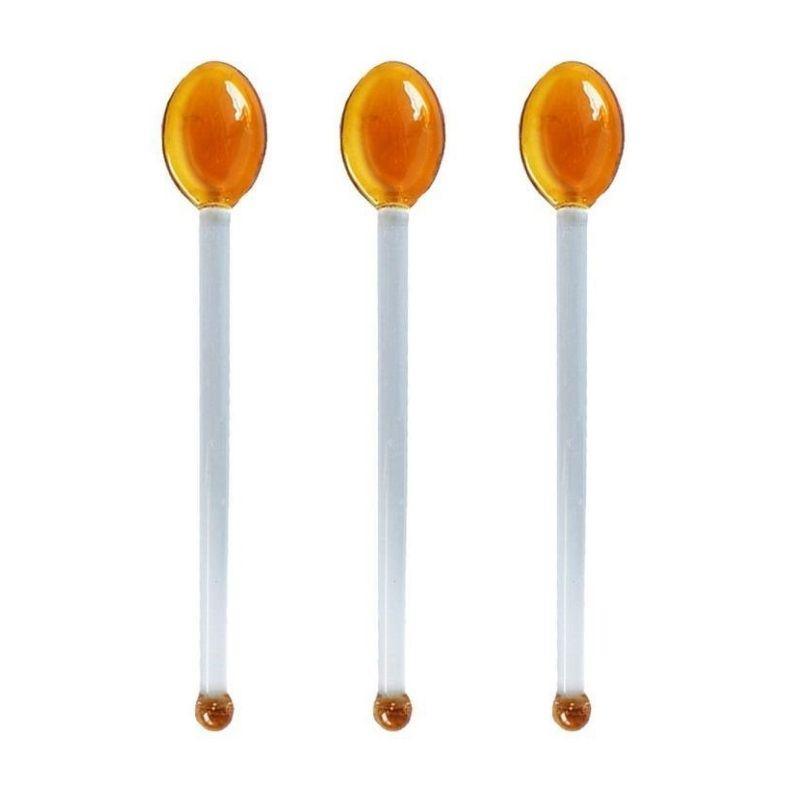 Shop 0 3PC Amber Pampelonne Spoons Mademoiselle Home Decor