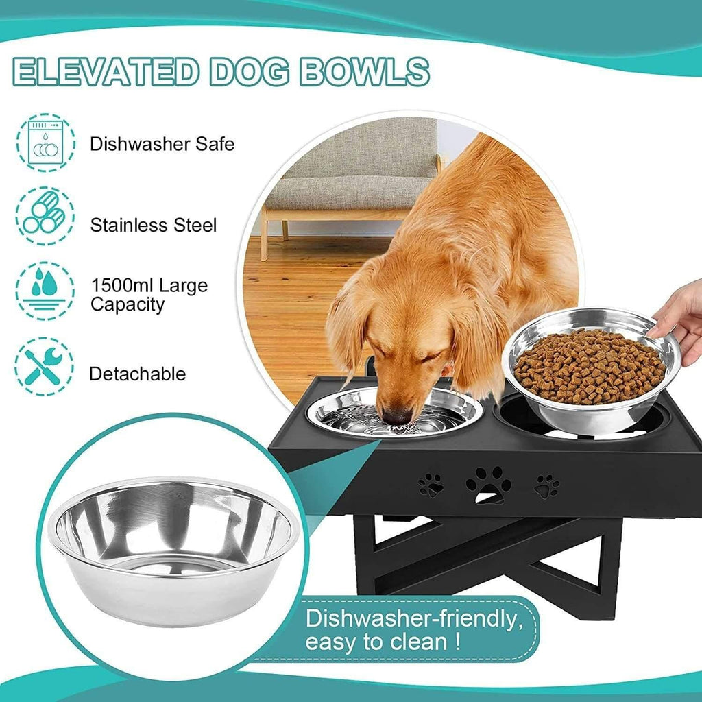 Shop 200003781 Pawsome Adjustable Pet Feeding Station Mademoiselle Home Decor
