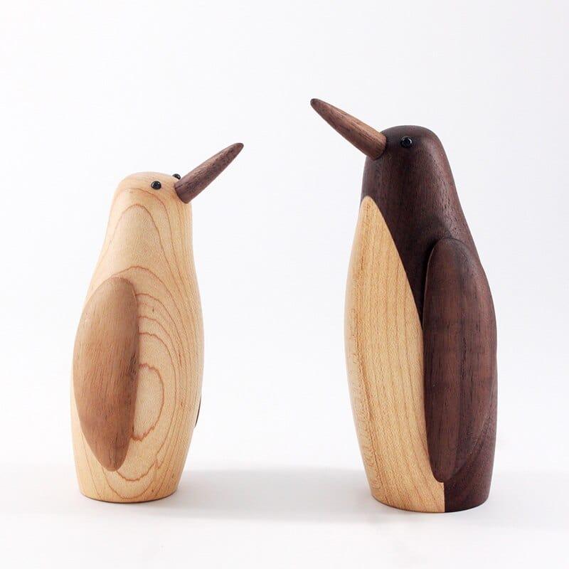 Shop 0 Denmark wood small penguin ornaments American country soft decoration Housing model study desktop wooden play equipment Mademoiselle Home Decor