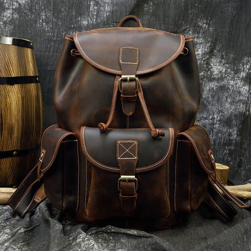 Shop 0 Dark Brown Peter Backpack Mademoiselle Home Decor