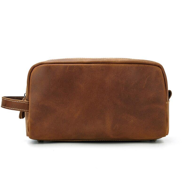 Shop Brown Peyto Toiletry Bag Mademoiselle Home Decor