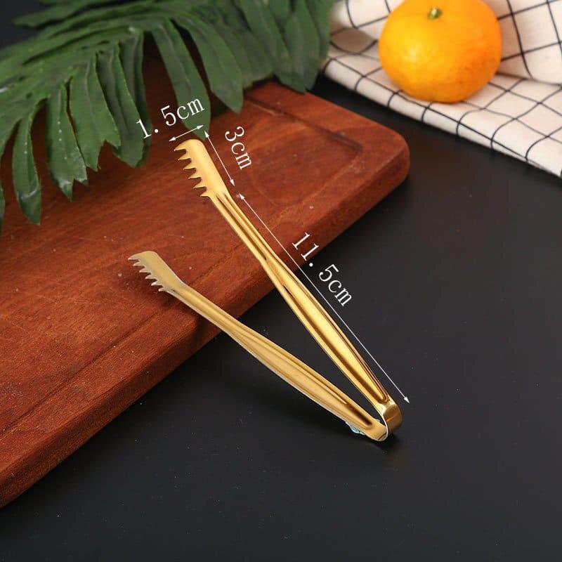 Shop 0 China / 0051-B gold Dropshipping Stainless Steel Non-stick Kitchen BBQ Tongs Smart Grill Meat Food Clip Cooking Clamp Gold/Silver Accessories Mademoiselle Home Decor