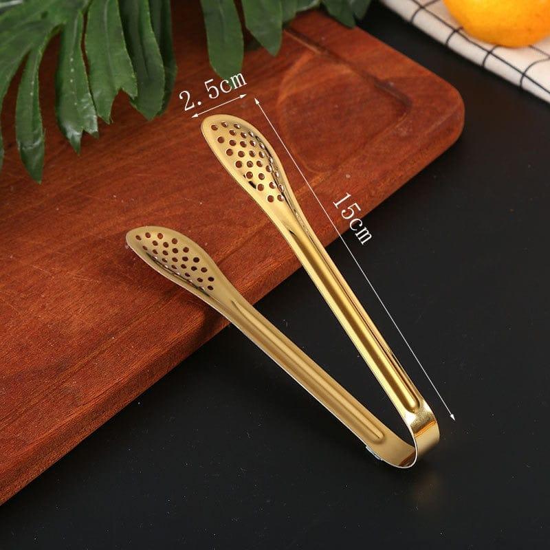 Shop 0 China / 0055-B gold Dropshipping Stainless Steel Non-stick Kitchen BBQ Tongs Smart Grill Meat Food Clip Cooking Clamp Gold/Silver Accessories Mademoiselle Home Decor