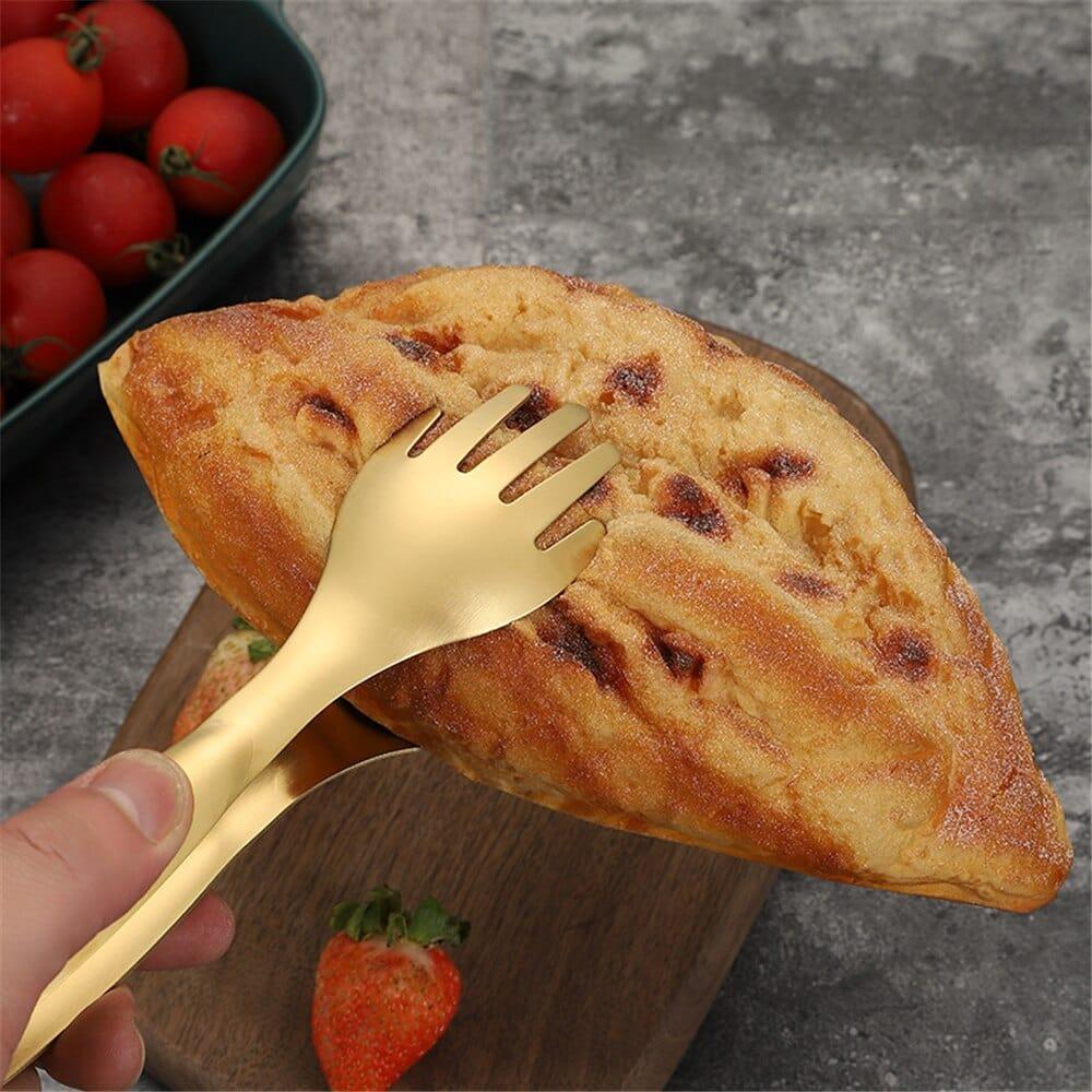 Shop 0 Non-Slip 304 Stainless Steel Food Tongs Meat Salad Bread Serving Tongs For Barbecue Kitchen Accessories BBQ Clip Cooking Mademoiselle Home Decor