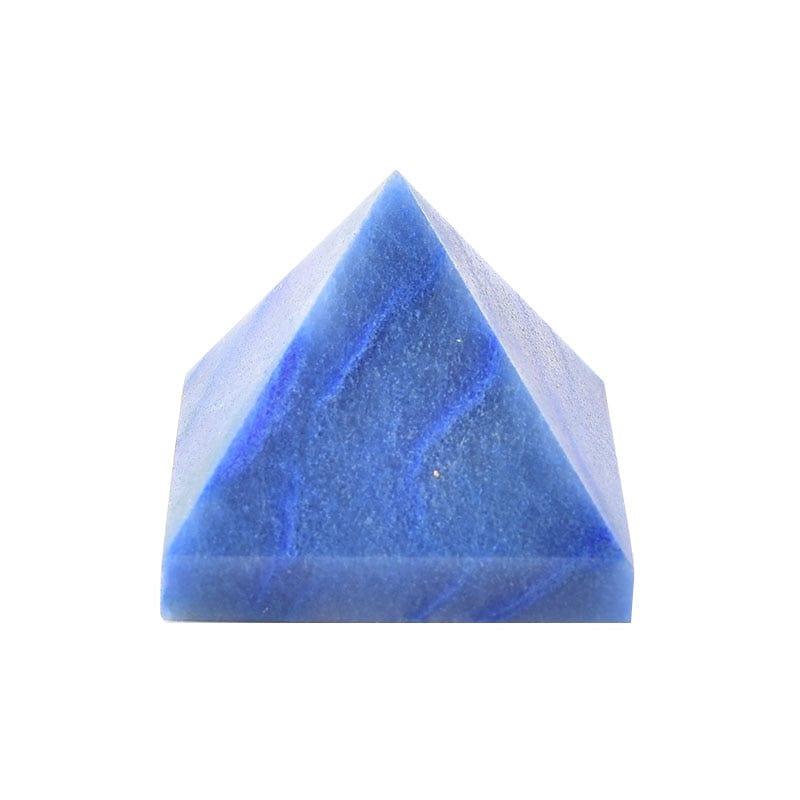 Shop 0 Blue Aventurine Natural Fluorite Crystal Pyramid Quartz Healing Stone Chakra Reiki Crystal Tiger Eye Point Home Decor Crafts Of Gem Stone 1PC Mademoiselle Home Decor