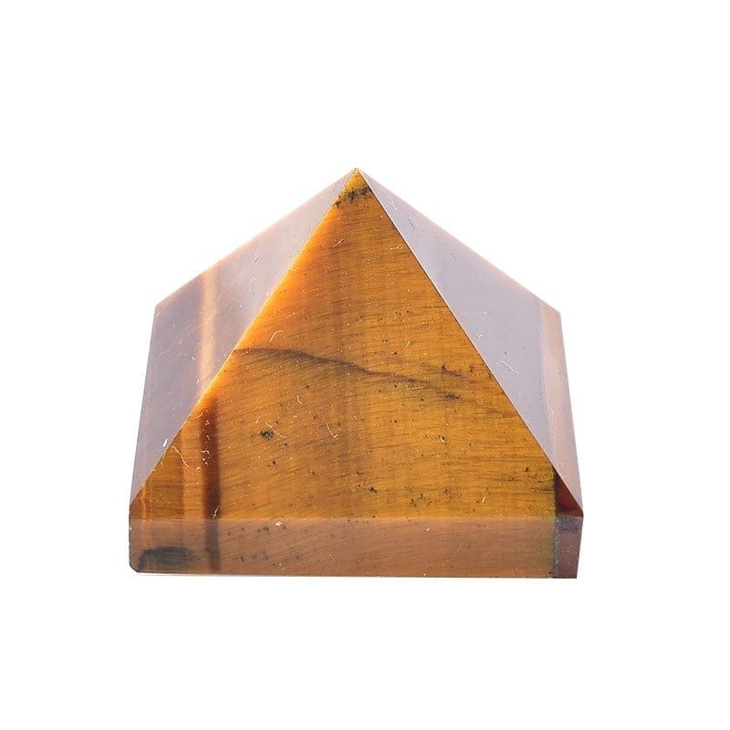 Shop 0 Tiger eye Natural Fluorite Crystal Pyramid Quartz Healing Stone Chakra Reiki Crystal Tiger Eye Point Home Decor Crafts Of Gem Stone 1PC Mademoiselle Home Decor