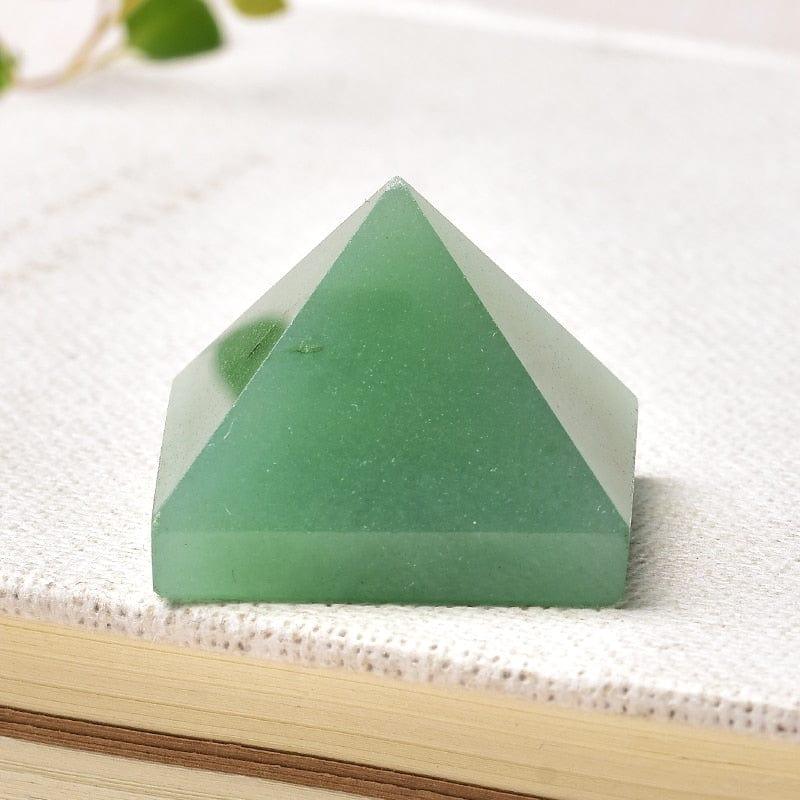 Shop 0 Green Aventurine Natural Fluorite Crystal Pyramid Quartz Healing Stone Chakra Reiki Crystal Tiger Eye Point Home Decor Crafts Of Gem Stone 1PC Mademoiselle Home Decor