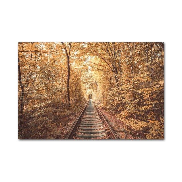 Shop 0 J / 13x18cm No frame Autumn Landscape Picture Canvas Painting Wall Art Poster Nature Scenery Animal Print for Modern Home Decor Living Room Design Mademoiselle Home Decor