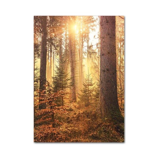 Shop 0 D / 13x18cm No frame Autumn Landscape Picture Canvas Painting Wall Art Poster Nature Scenery Animal Print for Modern Home Decor Living Room Design Mademoiselle Home Decor