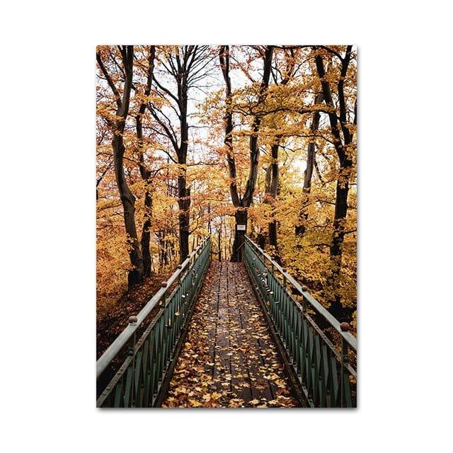 Shop 0 G / 13x18cm No frame Autumn Landscape Picture Canvas Painting Wall Art Poster Nature Scenery Animal Print for Modern Home Decor Living Room Design Mademoiselle Home Decor