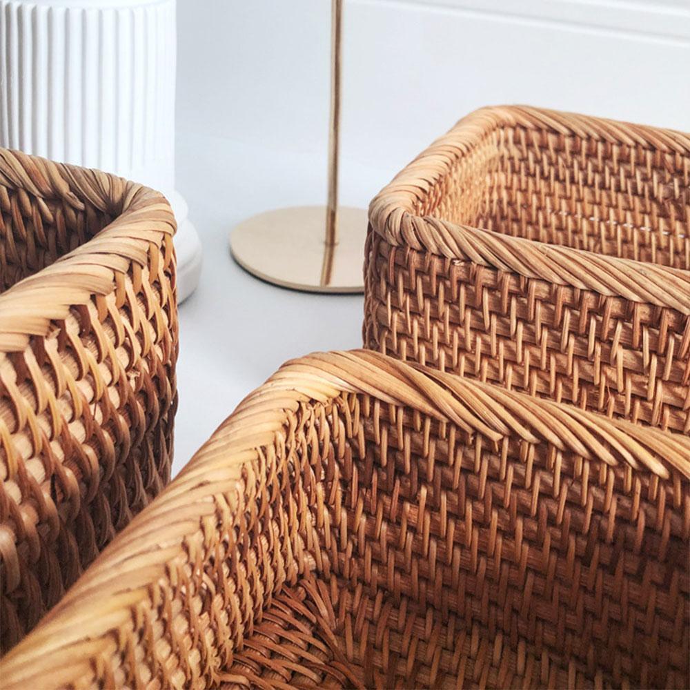 Shop 154104 8 x 17 x 25 cm Rima Hand Woven Organiser Mademoiselle Home Decor