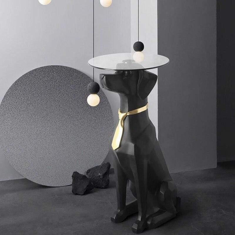 Shop 0 Figurines For Interior Home Decoration Accessories For Living Room American Dog Floor Ornament Room Decor Sculptures Statues Mademoiselle Home Decor