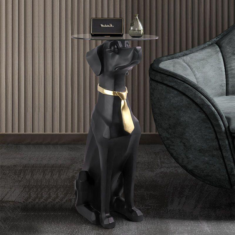 Shop 0 Figurines For Interior Home Decoration Accessories For Living Room American Dog Floor Ornament Room Decor Sculptures Statues Mademoiselle Home Decor