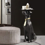 Shop 0 Figurines For Interior Home Decoration Accessories For Living Room American Dog Floor Ornament Room Decor Sculptures Statues Mademoiselle Home Decor