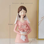 Shop 0 Pink Bridal Bouquet Rosella Decor Mademoiselle Home Decor