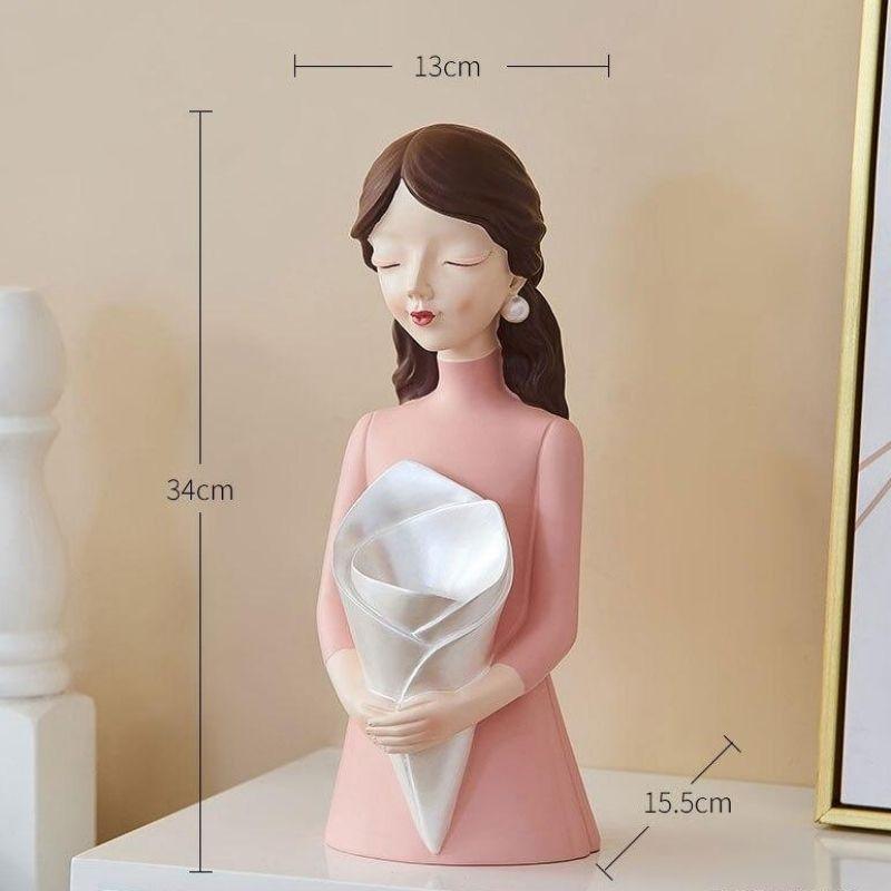 Shop 0 Pink Bride Vase Rosella Decor Mademoiselle Home Decor