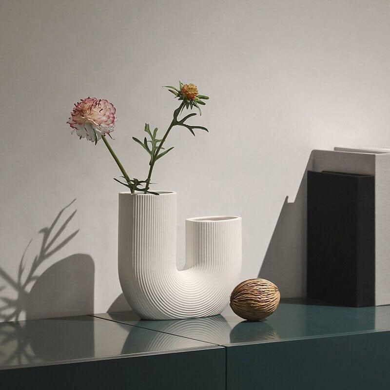 Shop 0 Nordic Ceramic Vase Simple Flower Pot Home Decoration Accessories Living Room Interior Office Desktop Table Bedroom Decor Garden Mademoiselle Home Decor