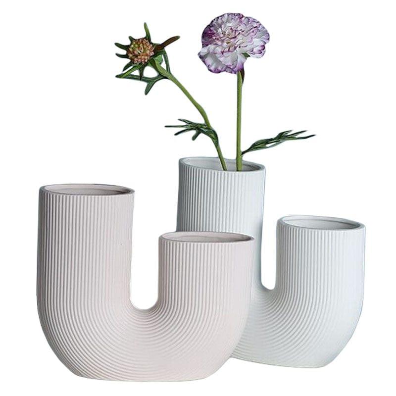 Shop 0 Nordic Ceramic Vase Simple Flower Pot Home Decoration Accessories Living Room Interior Office Desktop Table Bedroom Decor Garden Mademoiselle Home Decor