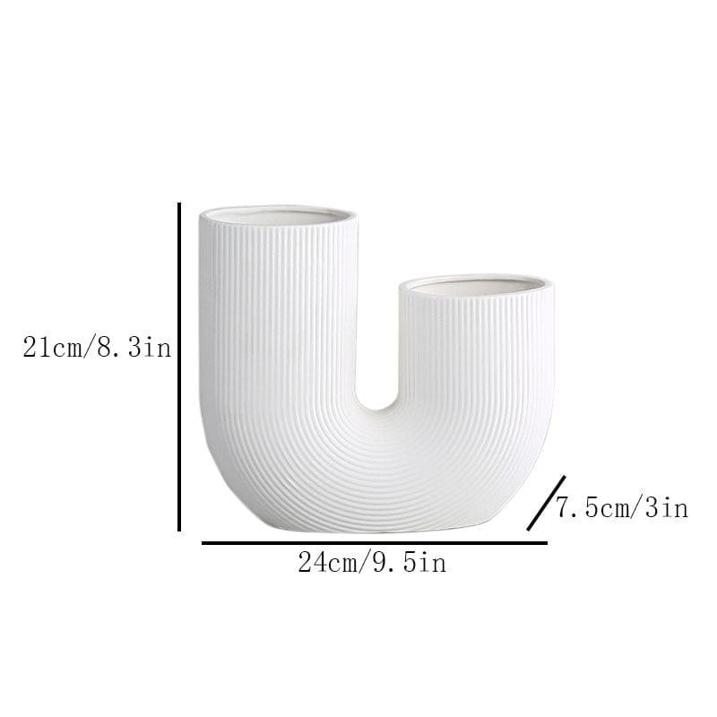 Shop 0 A Nordic Ceramic Vase Simple Flower Pot Home Decoration Accessories Living Room Interior Office Desktop Table Bedroom Decor Garden Mademoiselle Home Decor