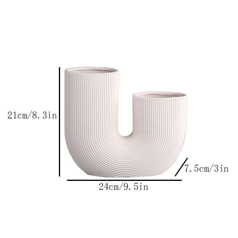 Shop 0 B Nordic Ceramic Vase Simple Flower Pot Home Decoration Accessories Living Room Interior Office Desktop Table Bedroom Decor Garden Mademoiselle Home Decor