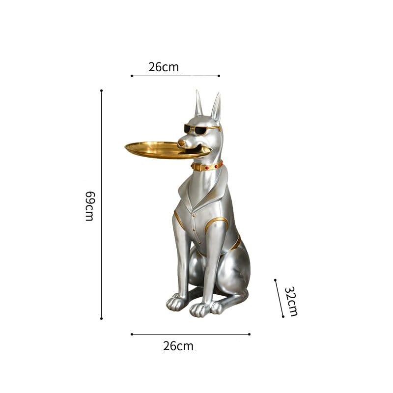 Shop 0 silver Royal Dog Sculpture Mademoiselle Home Decor