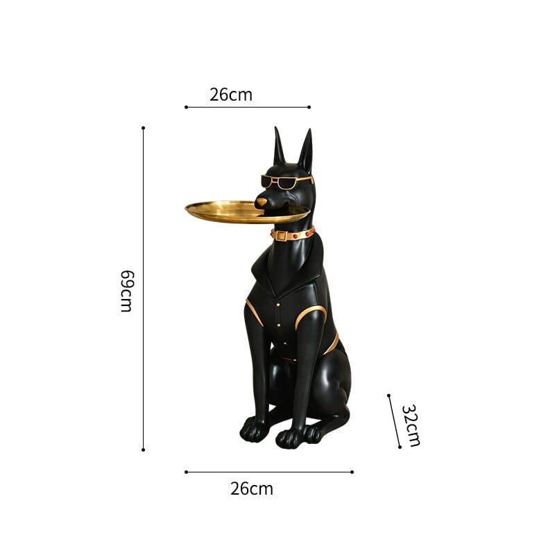 Shop 0 black Royal Dog Sculpture Mademoiselle Home Decor