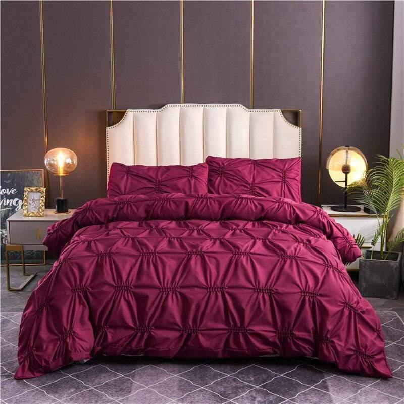 Shop 201330622 Ruby / Twin Royal Duvet Set Mademoiselle Home Decor