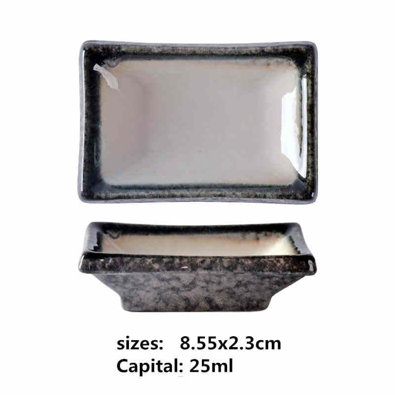Shop 0 11 ceramic small square sauce dish Japanese style sushi dish flavoring sushi mustard plate soy sauce cherry blossom Pepper tray Mademoiselle Home Decor