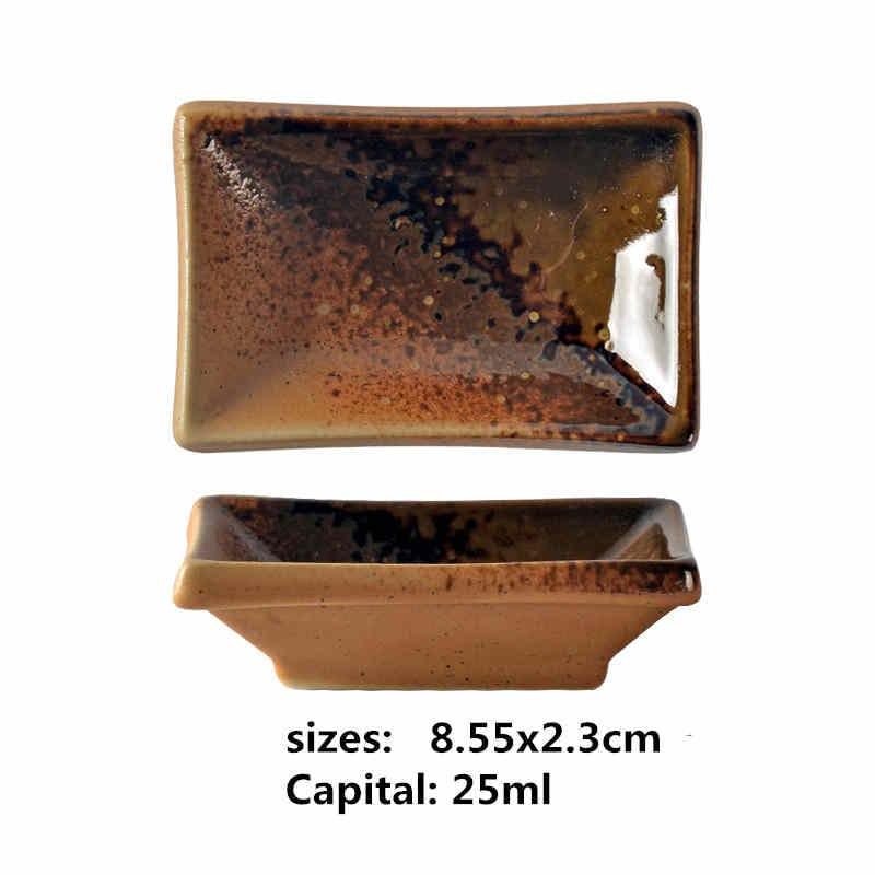 Shop 0 26 ceramic small square sauce dish Japanese style sushi dish flavoring sushi mustard plate soy sauce cherry blossom Pepper tray Mademoiselle Home Decor