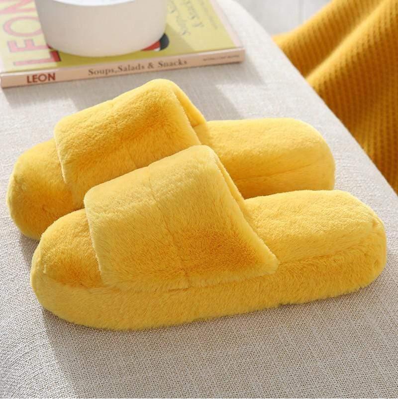 Shop 200001004 yellow / 35 Sable Slippers Mademoiselle Home Decor