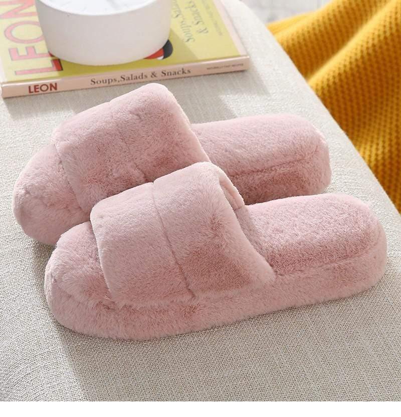 Shop 200001004 pink / 35 Sable Slippers Mademoiselle Home Decor
