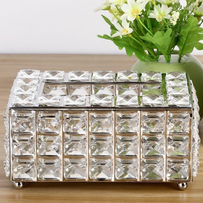 Shop 0 Silver tissue box Sacha Tissue Box Mademoiselle Home Decor