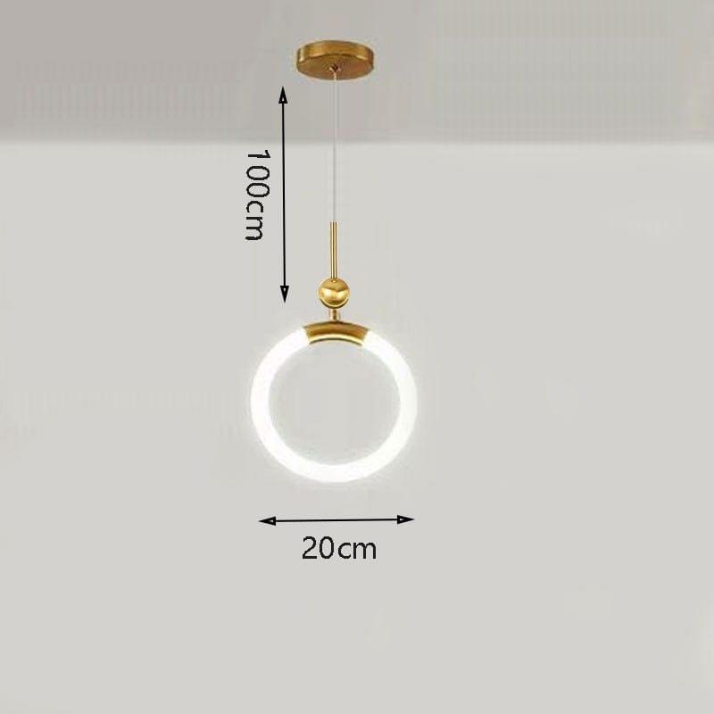 Shop 0 o12o / Cold White Nordic Simple Bar Pendant light Postmodern Hanging lamp Restaurant Bedroom Bedside Luxury Clothing store Staircase U-shaped lamp Mademoiselle Home Decor