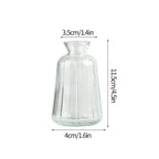 Shop 0 Glass Vase S14 Transparent Glass Vases for Plant Bottle Nordic Flower Vase Hydroponic Terrarium Container Flower Table Pot ваза для цветов Mademoiselle Home Decor