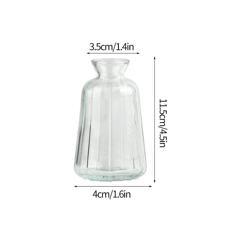 Shop 0 Glass Vase S14 Transparent Glass Vases for Plant Bottle Nordic Flower Vase Hydroponic Terrarium Container Flower Table Pot ваза для цветов Mademoiselle Home Decor