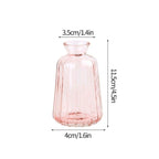 Shop 0 Glass Vase S15 Transparent Glass Vases for Plant Bottle Nordic Flower Vase Hydroponic Terrarium Container Flower Table Pot ваза для цветов Mademoiselle Home Decor