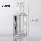 Shop 0 Glass Vase S12 Transparent Glass Vases for Plant Bottle Nordic Flower Vase Hydroponic Terrarium Container Flower Table Pot ваза для цветов Mademoiselle Home Decor