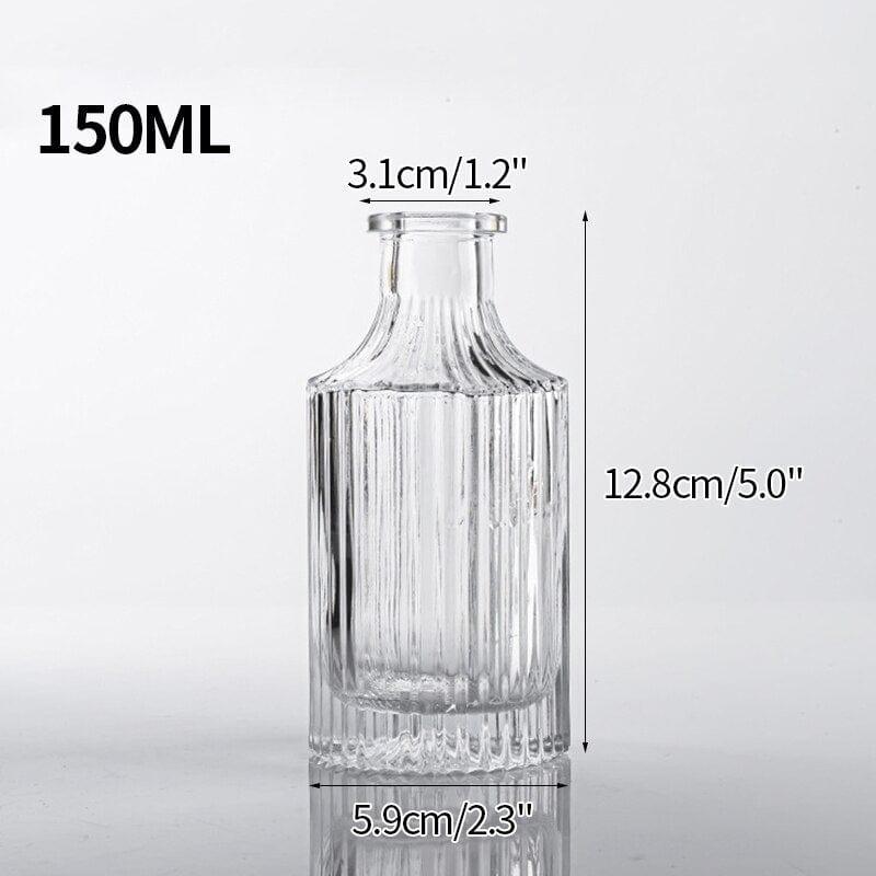 Shop 0 Glass Vase S10 Transparent Glass Vases for Plant Bottle Nordic Flower Vase Hydroponic Terrarium Container Flower Table Pot ваза для цветов Mademoiselle Home Decor