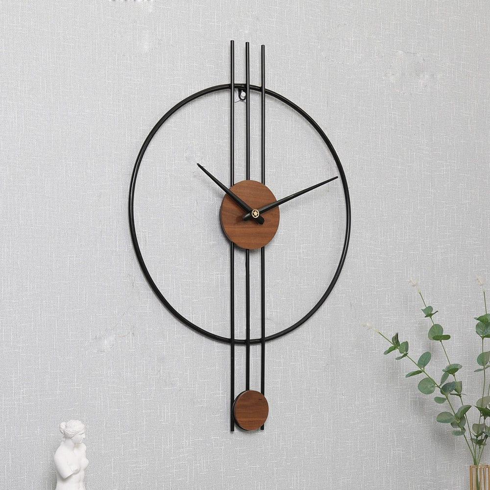 Shop 0 ZGXTM Nordic Golden Wrought Iron Wall Clock Creative Flower Decoration Clock Simple Mute Living Room Dinning Room Wall Clocks Mademoiselle Home Decor