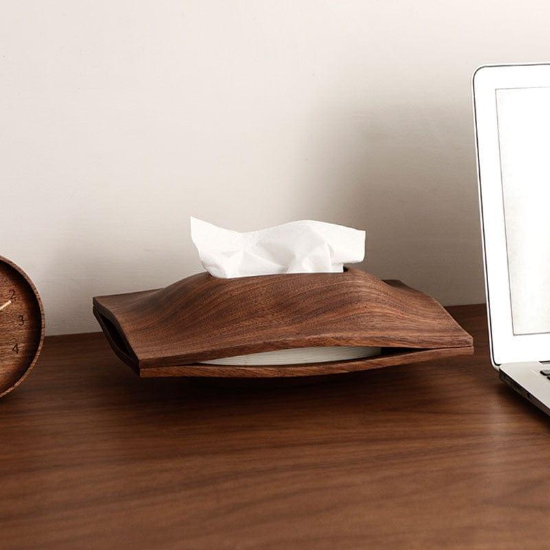 Shop 0 Natural Walnut Wood Tissue Box Modern Design Coffee Table Desk Decoration Magnetic Tissue Box Paper Towel Case Crafts Ornaments Mademoiselle Home Decor
